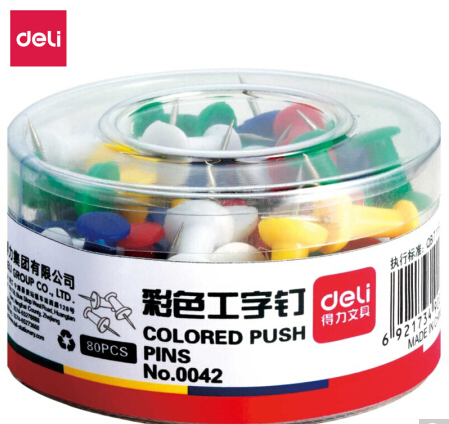 得力(deli)彩色工字钉